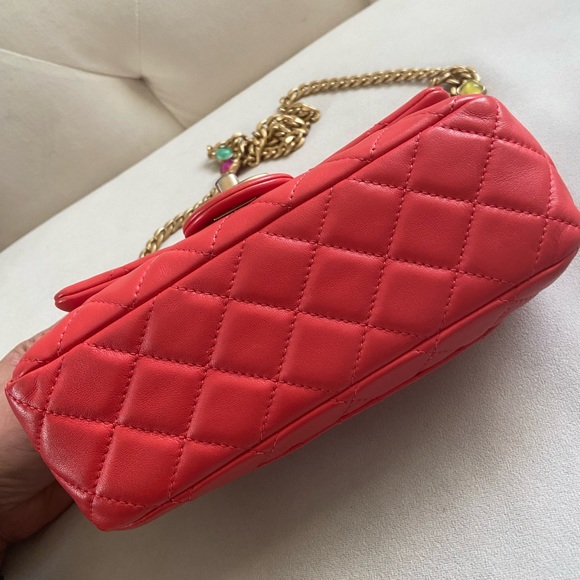 Chanel Quilted Lambskin Mini Rectangular with jewels chain - Picture 10 of 16